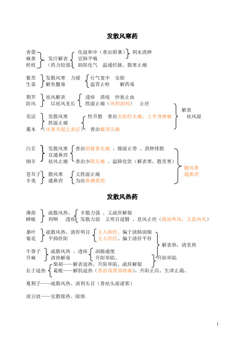 中药学总复习