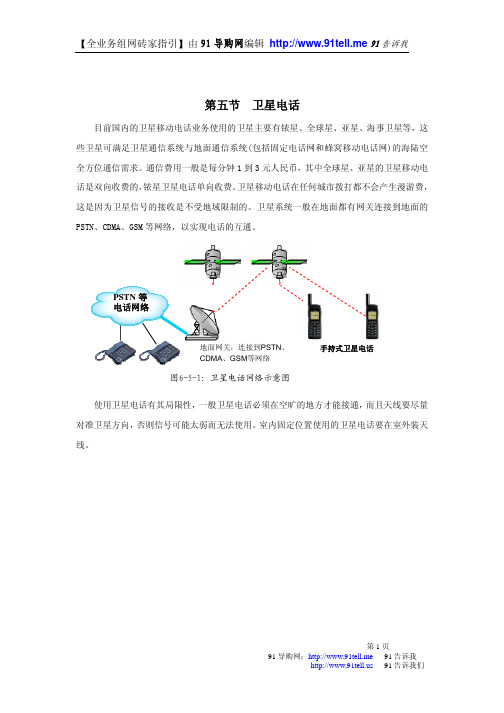 (6.5)卫星电话【全业务组网砖家指引】