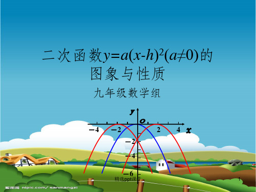 二次函数y=a(x-h)2(a≠0)的图象与性质ppt课件