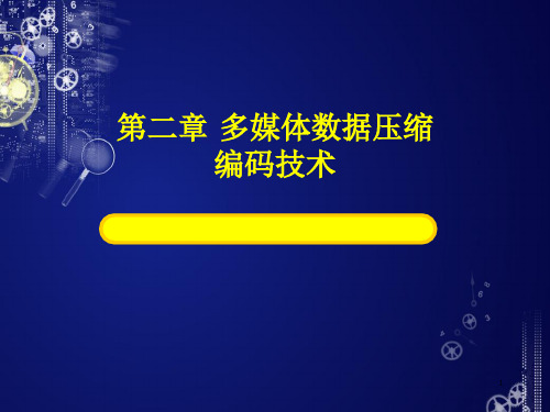 多媒体数据压缩编码技术