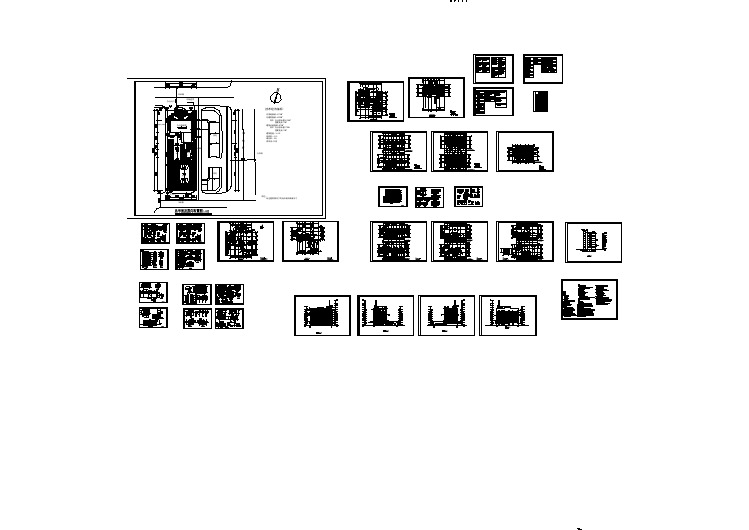 4290平米办公综合楼建筑图纸