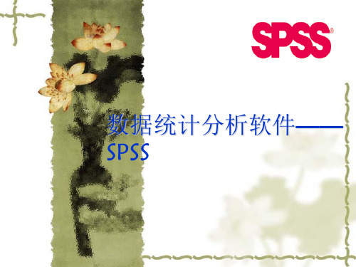 SPSS之数据预处理