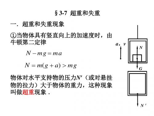 高一物理超重和失重2