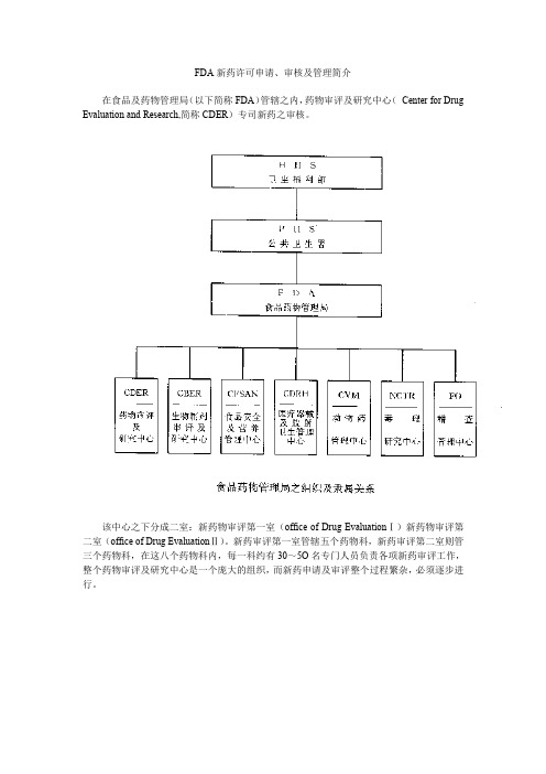 【医疗药品管理】FDA新药申请指南