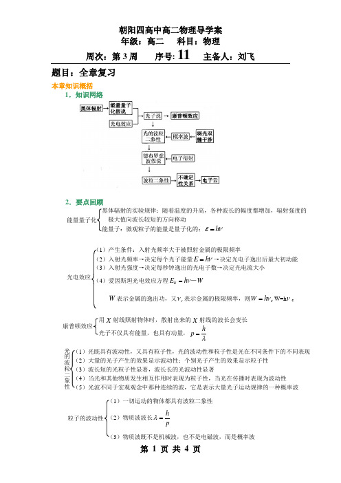 光的波粒二象性 全章复习