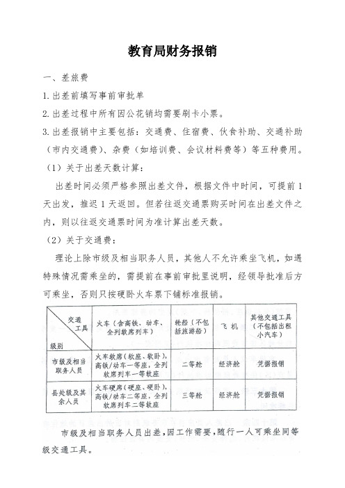 教育局财务报销流程