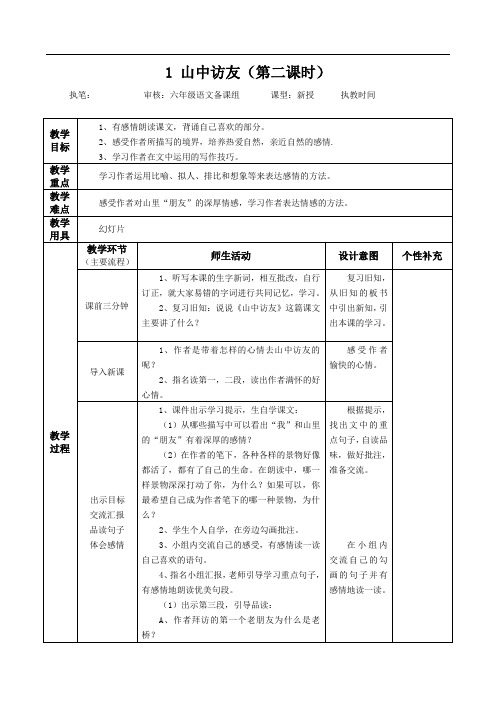 1《山中访友》第二课时