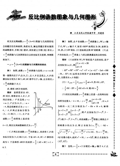 反比例函数图象与几何图形