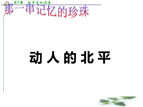 天津市武清区杨村四中高二语文课件：1.1《动人的北平》(新人教选修 中国现代诗歌散文欣赏)