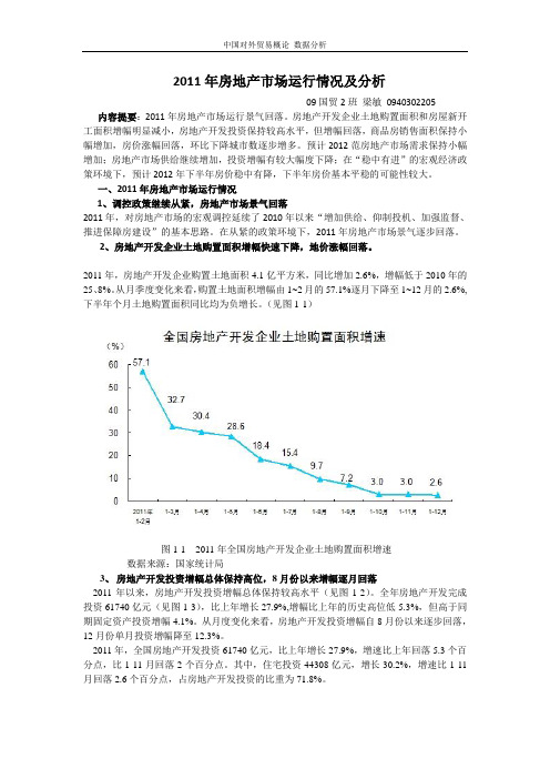 2011房地产市场数据分析