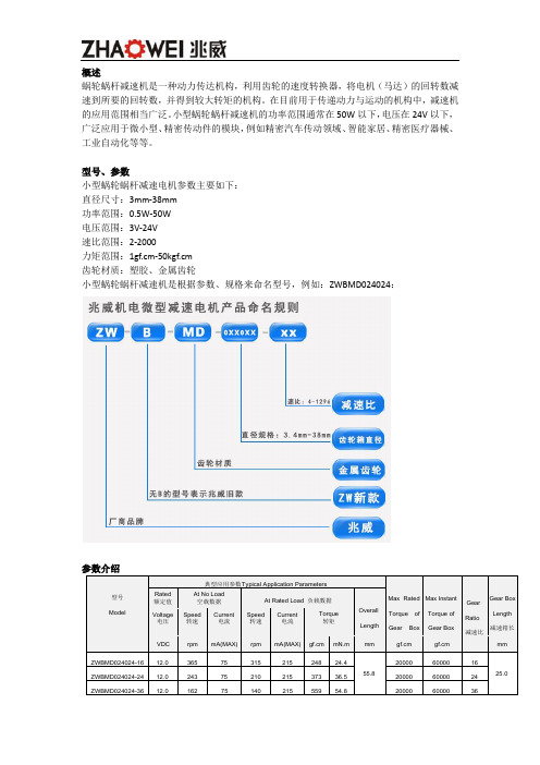 小型蜗轮蜗杆减速电机