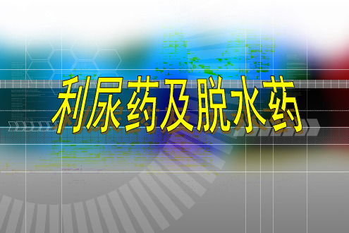 第11章 利尿药.ppt