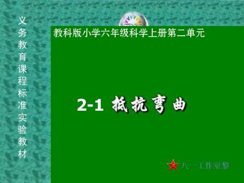 2-1抵抗弯曲