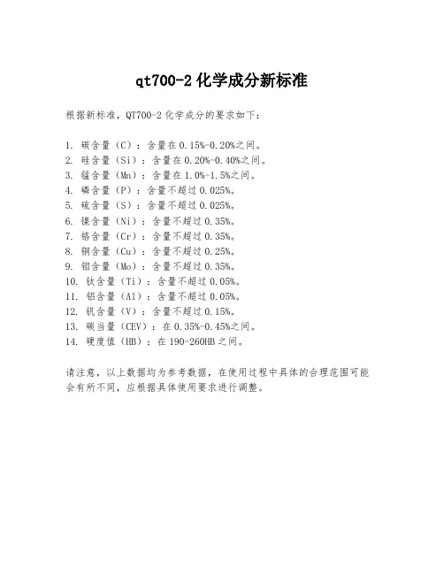 qt700-2化学成分新标准