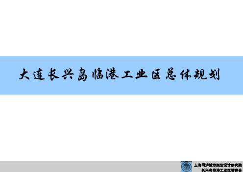 大连长兴岛总体规划资料