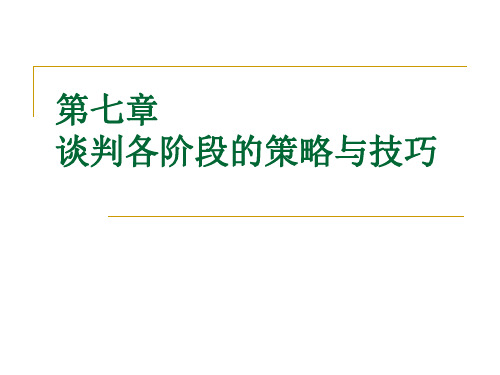 商务谈判课件 (7)