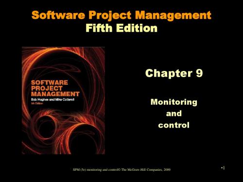 软件项目管理09_Monitoring_and_control