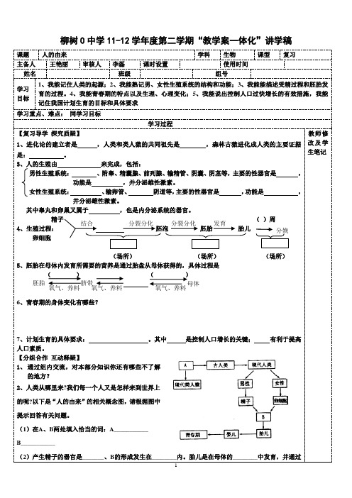人的由来