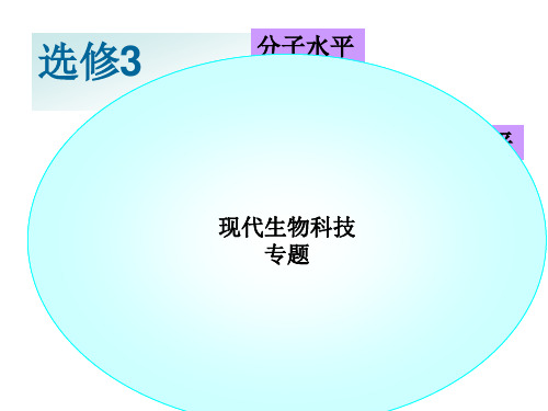 新人教版选修3高中生物1.1 DNA重组技术的基本工具