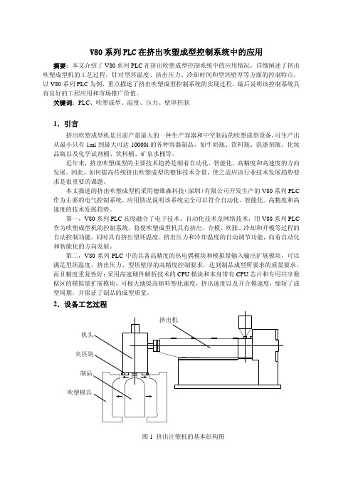 吹塑成型控制系统