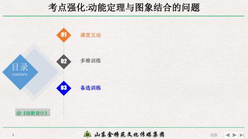 高2020届高2017级创新设计高三物理高考总复习江苏专用课件5-2-3-考点强化:动能定理与图象结合的问题