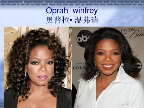 Oprah  winfrey