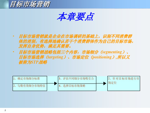 7目标市场营销战略讲义63页PPT