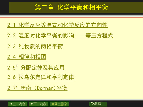 物理化学 第二章_化学平衡和相平衡-2
