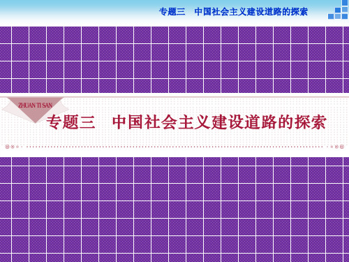 《优化方案》2014-2015学年高中历史(人民版必修2)配套课件3.1社会主义建设在探索中曲折发展