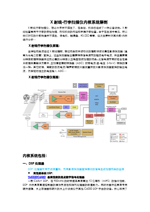 X射线-行李扫描仪内核系统解剖