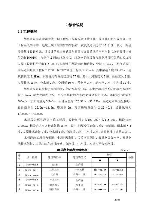工程概况