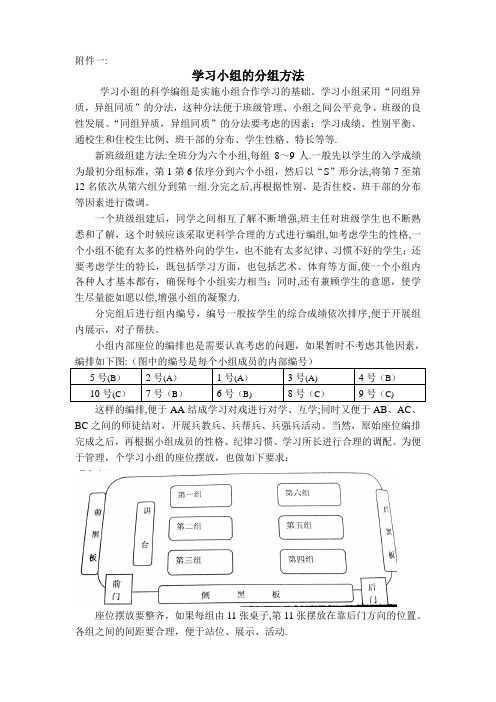 学习小组的分组方法