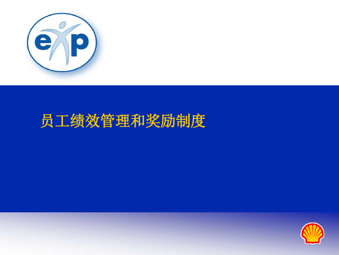 壳牌员工绩效管理和奖励制度