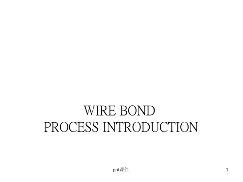 wire-bonding-详细学习资料ppt课件