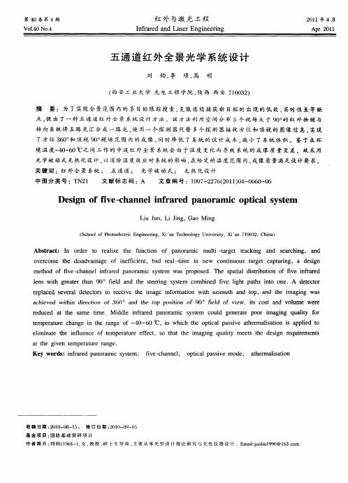 五通道红外全景光学系统设计