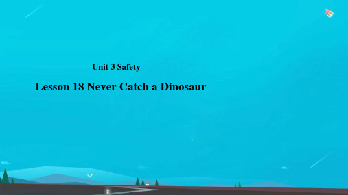 九年级英语上册Unit3SafetyLesson18NeverCatchaDinosaur课件2