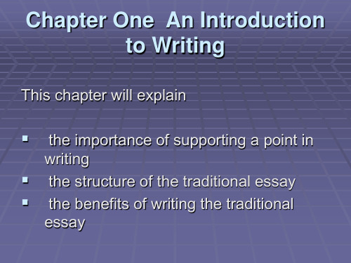 An introduction to Writing