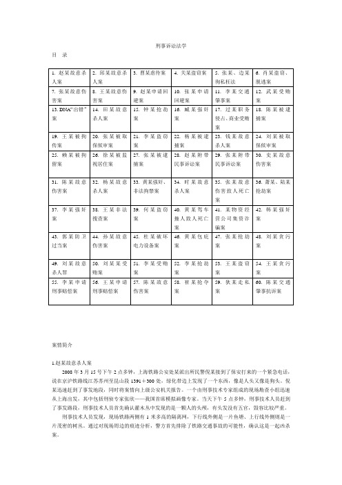 刑事诉讼法学案例分析