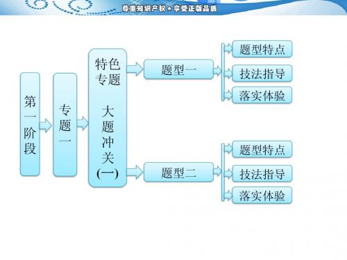 第一阶段   专题一   特色专题   大题冲关(一)   与离子反应有关的推断题