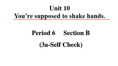 U10 You're supposed to shake hands SB 3a-Self 