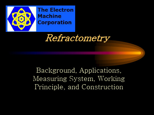 MPR E-Scan 在线折光仪(Inline Process Refractometer)