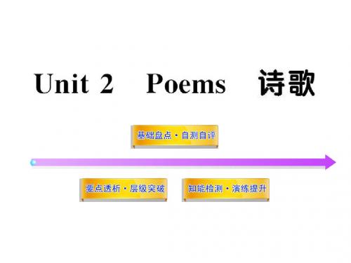 2012版高中英语全程复习方略配套课件:Unit2《Poems》(新人教版选修6)