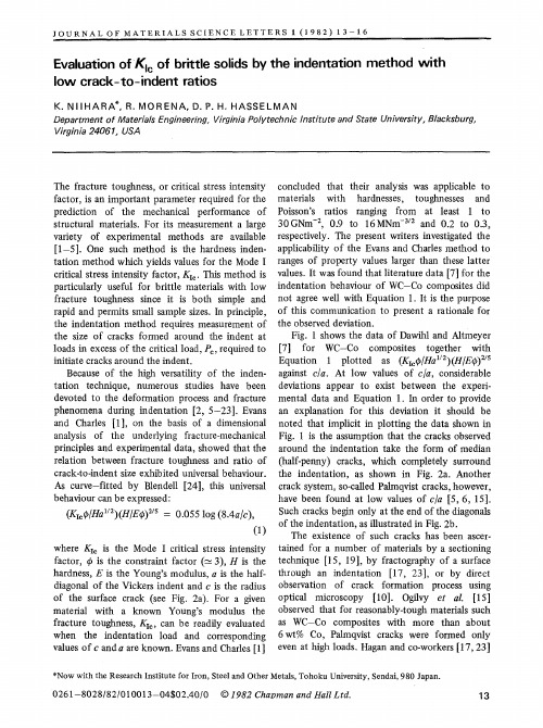 evaluation of k1c