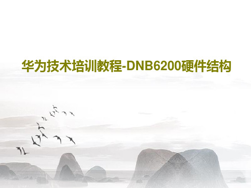 华为技术培训教程-DNB6200硬件结构共44页文档