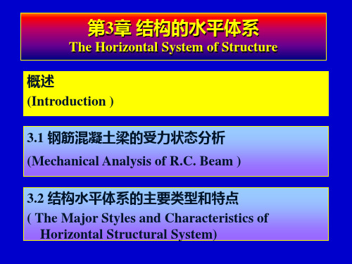 结构概念设计——第3章结构的水平体系1共18页