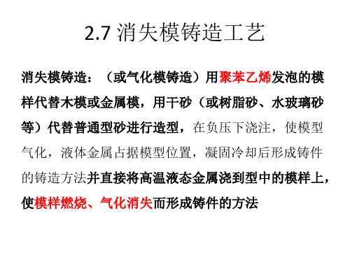 液态金属成型27消失模铸造资料