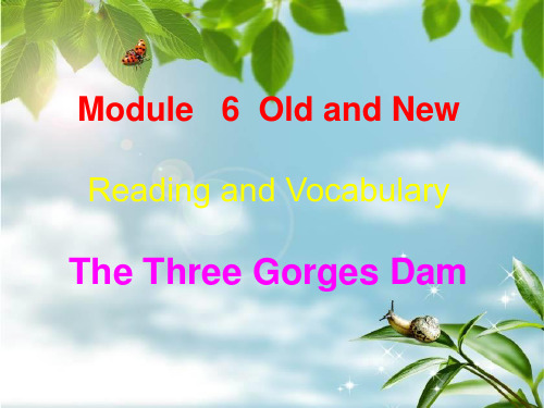 外研英语必修3Module6Reading and Vocabulary (共22张PPT)