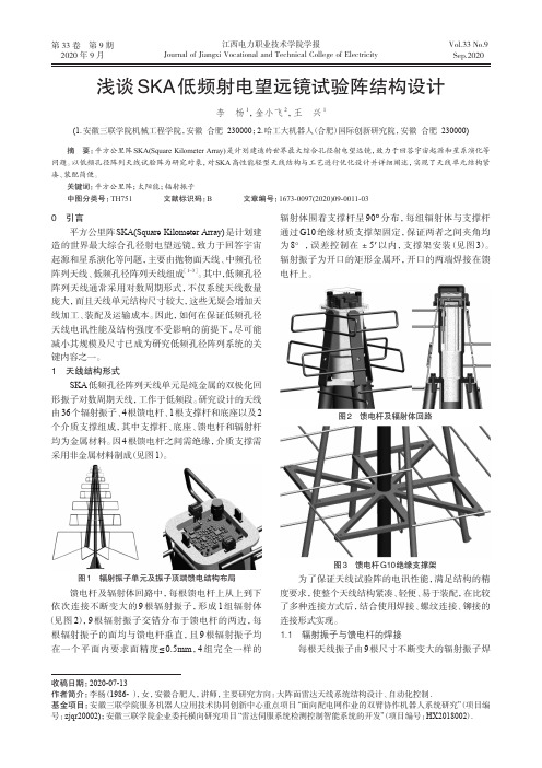 浅谈SKA低频射电望远镜试验阵结构设计