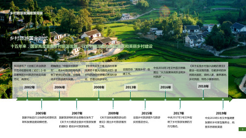 2020年乡村旅游发展政策背景机遇分析