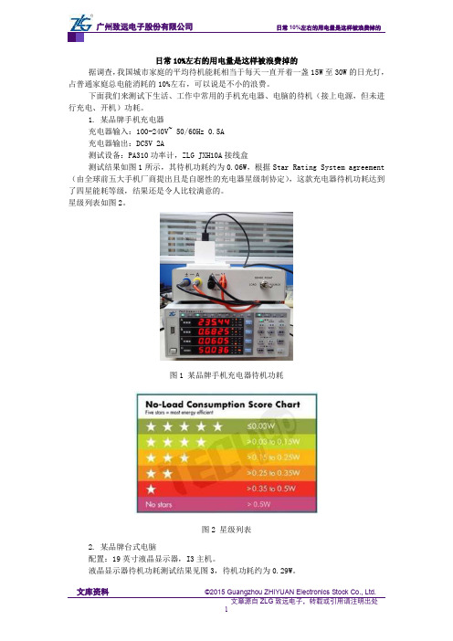 日常10%左右的用电量是这样被浪费掉的